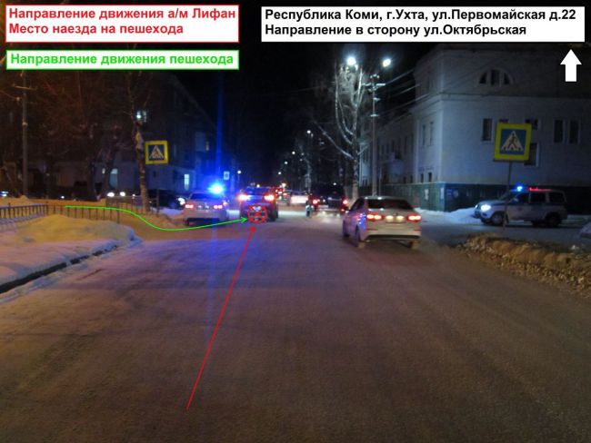В Ухте водитель Lifan X70 сбил подростка